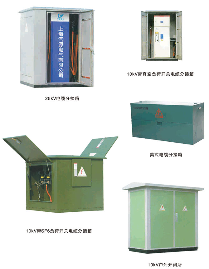 帶真空負(fù)荷開關(guān)電纜分接箱訂貨編號說明4