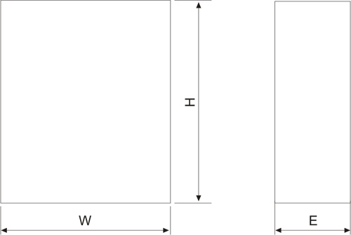 不銹鋼JXF控制箱外形尺寸圖